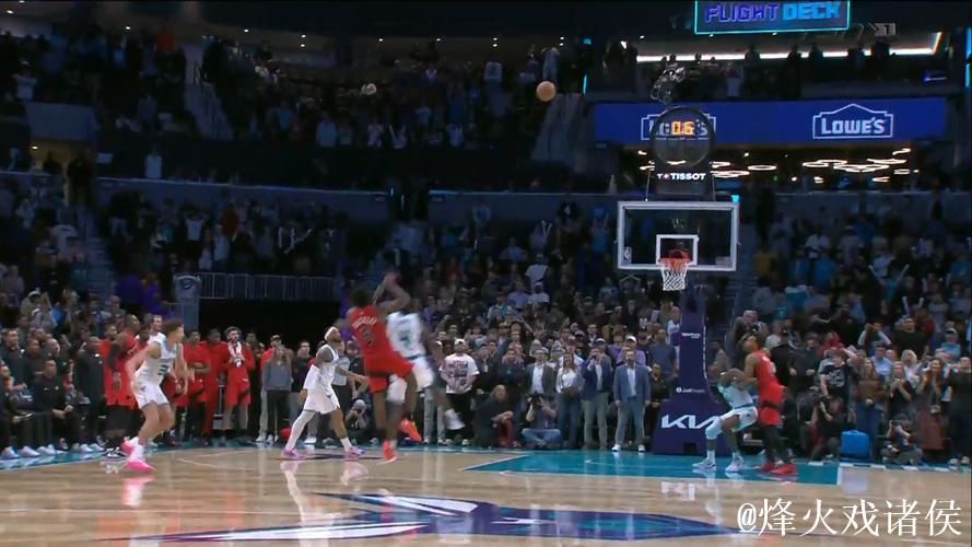 奎克利压哨三分定胜局 猛龙客场力克黄蜂豪取三连胜