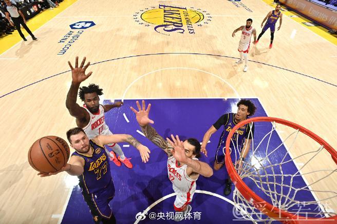 湖人104-98力克火箭 东契奇20分詹姆斯贡献16分 湖人104-98力克火箭 东契奇20分詹姆斯贡献16分