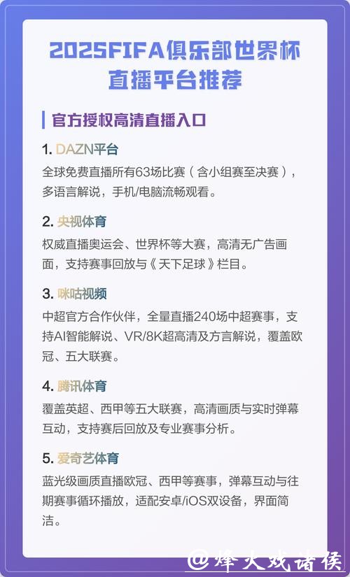 观看世界杯的手机直播平台推荐大全